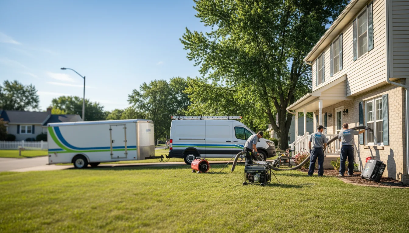 Flooded Basement Restoration And Cleanup With Repair in Clay City, KY near me